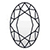 Oval Cut Diamond Shape Icon