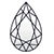 Pear Cut Diamond Shape Icon